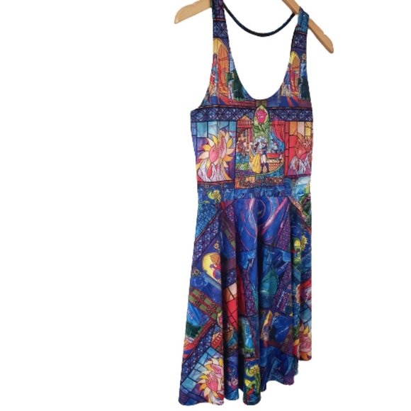 Disney x BlackMilk Beauty & The Beast Skater Dress - Picture 5 of 9